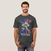 カポエイラ ブラジル マスター 気を静めてジンガを踊れ Tシャツ (正面フル)