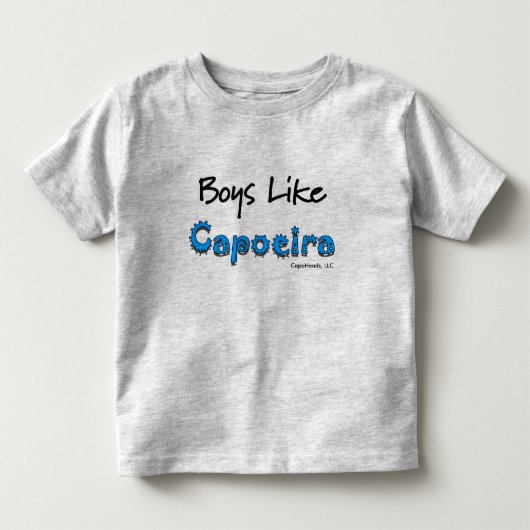 カポエイラTシャツのような男の子 トドラーTシャツ (正面)
