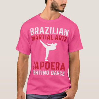 カポエイ素晴らしラデザインブラジルファイティングダンスカラート Tシャツ