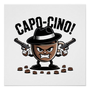 カポチーノ!二丁拳銃のコーヒーギャングスター ポスター