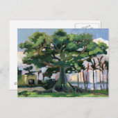 カポックツリーのはがき ポストカード (正面/裏面)