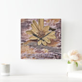 カポネ スクエア壁時計 (ホーム)