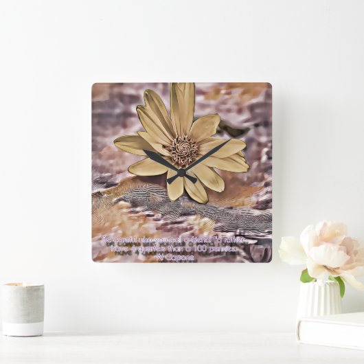 カポネ スクエア壁時計 (ホーム)