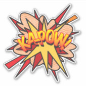 カポー 楽しいレトロ漫画ポップアート シール (正面)