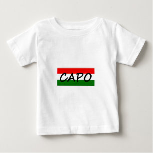 カポ、カポの平均のボス! イタリア語およびスペイン語では、 ベビーTシャツ