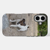 カポ・フォン・オッペンハイム・ジャック・ラッセル・テリア、ドッグ Case-Mate iPhoneケース (裏面 (横))