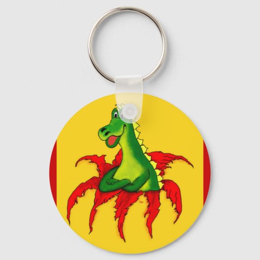 カポ、小さなドラゴン キーホルダー (正面)