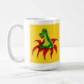 カポ、小さなドラゴン コーヒーマグカップ (左)