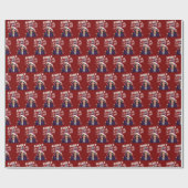 カマおもしろいラハリスクリスマスホリデーカマラ – ラ ラッピングペーパー (フラット)