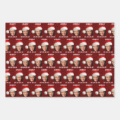 カマおもしろいラハリスクリスマス ラッピングペーパーシート (正面)