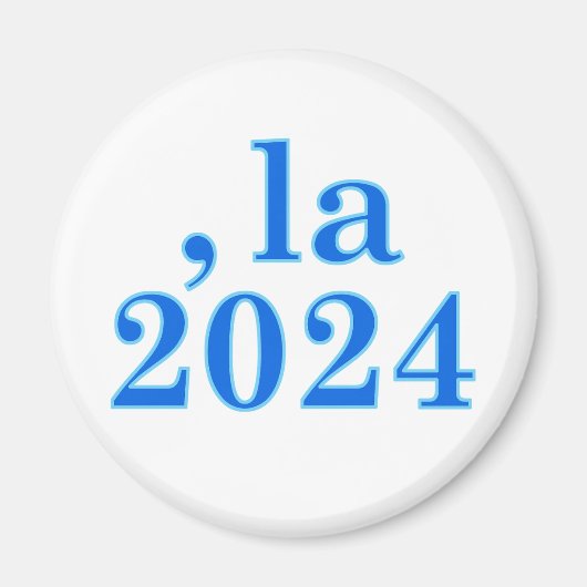 カマおもしろいラハリスコンマLa 2024 マグネット (正面)