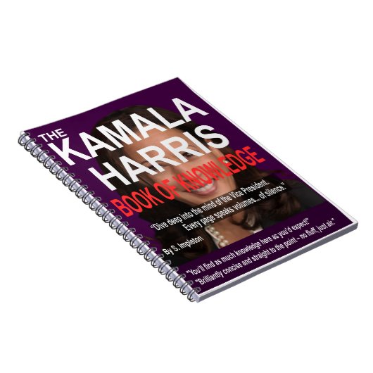 カマおもしろいラハリス政治ユーモア、ギャグギフト ノートブック (右側)