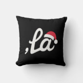 カマおもしろいラハリス2024カンマLa Christmas クッション (正面)