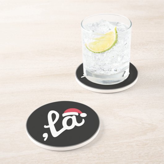 カマおもしろいラハリス2024カンマLa Christmas コースター (側面)