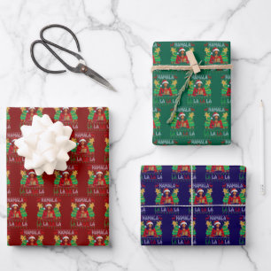 カマおもしろいラハリス2024クリスマスウィメンズクリスマス ラッピングペーパーシート