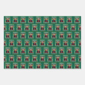 カマおもしろいラハリス2024クリスマスコンマLa Gift ラッピングペーパーシート (正面3)