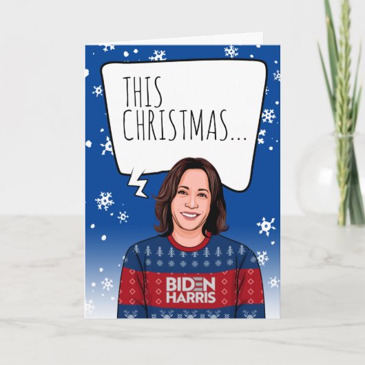 カマおもしろいラ・クリスマス：このクリスマスは歴史である カード (正面)