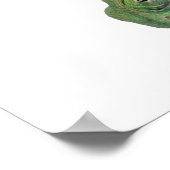 カマエレオカリプトラトゥスの若葉のカメレオン ポスター (角)