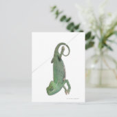 カマエレオカリプトラトゥスの若葉のカメレオン ポストカード (スタンド正面)