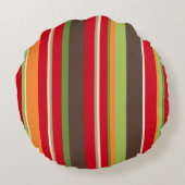 カマオールハワイトロピカルプロテアフローラリバーシブル ラウンドクッション (裏面)