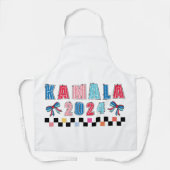 カマカラフルラハリス2024.ヘビーホワイト.ミディアム エプロン (正面)