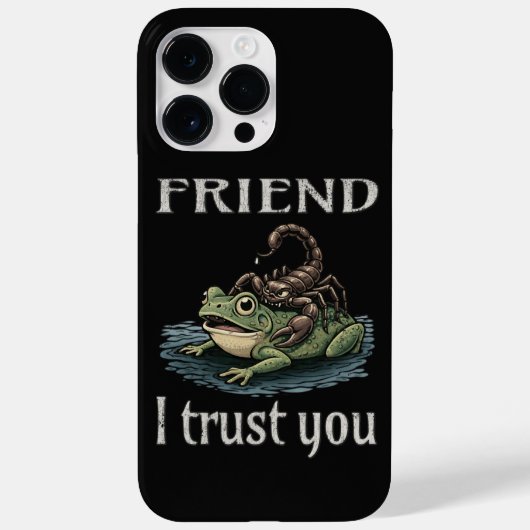 カマキリとカエル - 友よ、信じる Case-Mate iPhoneケース (裏面)