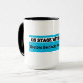 カマキリのコーヒー・マグが付いているステージ マグカップ (正面左)