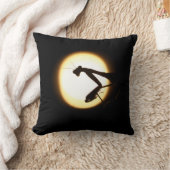 カマキリのシルエットを祈ること クッション (ブランケット)