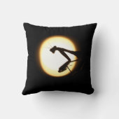 カマキリのシルエットを祈ること クッション (裏面)