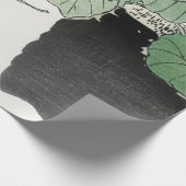 カマキリの包装紙が付いている日本のなプリント植物 ラッピングペーパー (角)