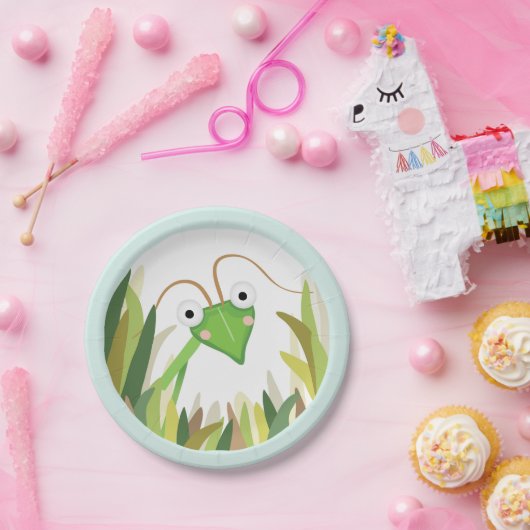 カマキリの虫の昆虫の紙皿の屋外のパーティー ペーパープレート (パーティー)