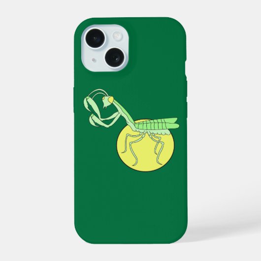 カマキリマンのシンボルスマホケース iPhone 15ケース (裏面)
