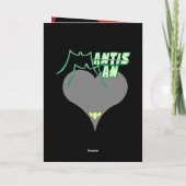 カマキリマン - バレンタインデーのカード シーズンカード (裏面)