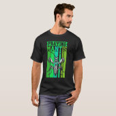 カマキリ 虫捕り 昆虫採集家 昆虫学 Tシャツ (正面フル)