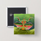 カマキリPinを祈ること 缶バッジ (正面&裏面)