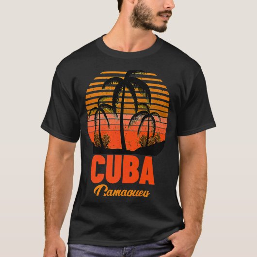 カマギービーチキューバ Tシャツ (正面)