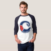 カマグエイのキューバの野球のギア Tシャツ (正面フル)