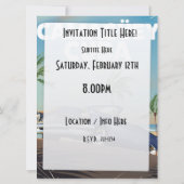 カマグエキューバヴィンテージ旅行ポスター 招待状 (裏面)