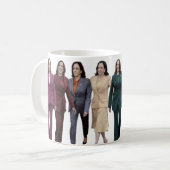 カマシンプルラハリスワルツ2024マグカップ コーヒーマグカップ (正面左)