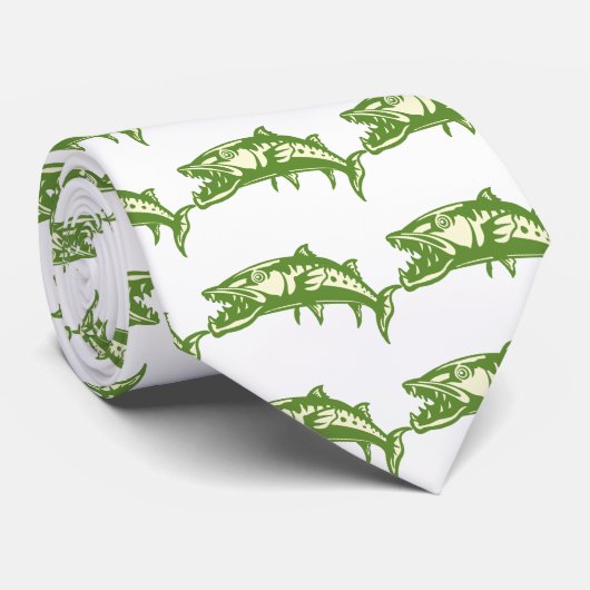 カマスの魚#4 ネクタイ (ロール)