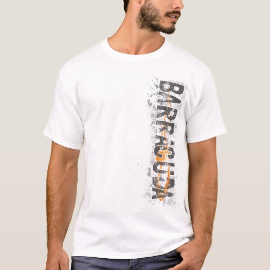 カマスのVertのオレンジv2 Tシャツ (正面)