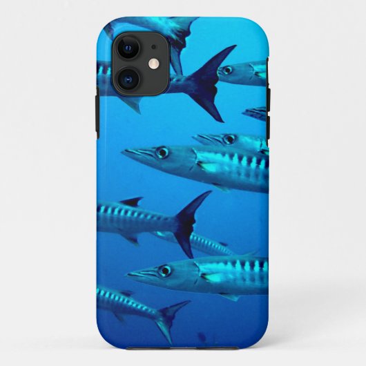 カマスダイビング深海海洋熱帯波 Case-Mate iPhoneケース (裏面)