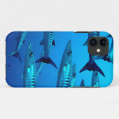 カマスダイビング深海海洋熱帯波 Case-Mate iPhoneケース (裏面(横))