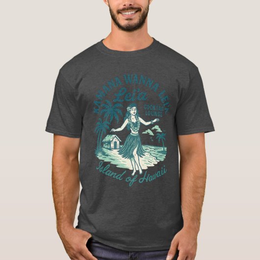 カマナワンナレイカクテルラウンジ Tシャツ (正面)