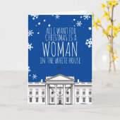 カマラおもしろいクリスマス:クリスマスに欲しいだけ カード (黄色い花)