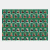 カマラおもしろいハリス政治的に醜いギフトクリスマス ラッピングペーパーシート (正面3)