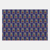 カマラおもしろいハリス政治的に醜いギフトクリスマス ラッピングペーパーシート (正面2)