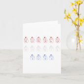 カマラおもしろいハリス2024メリークリスマスレタリング カード (黄色い花)