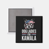 カマラおもしろい犬2024社長カマラ –  マグネット (正面/裏面)