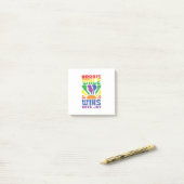 カマラがJoyレトロBoho Harris Walz LGBTで勝利 ポストイット (デスク上)